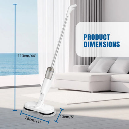 Electric Cordless Spin Mop Cleaner Automatic 2 in 1 Wet & Dry Home Cleaner Car Glass Ceiling Door Windows floor scrubber machine